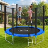 Cumpara ieftin Trambulina copii, diametru 244 cm, plasa protectie laterala, cu scara acces, maxim 150 kg