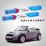 Cumpara ieftin Ștergătoare Mini Cabrio R57 2007-2012 | Set Față Flat &ndash; TeamCar&reg;