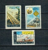 Iran 1957 - Calea ferata Teheran - Mashhad, serie neuzata