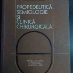 Propedeutica Semiologie Si Clinica Chirurgicala - Fl. Mandache ,544824