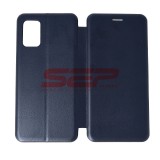 Husa Flip Cover Samsung Galaxy A03s Midnight Blue, Protectie Completa