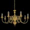 Candelabru, auriu, 8 becuri E14 - 5