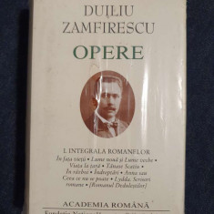 Duiliu Zamfirescu – Opere I. Integrala romanelor (ed. de lux, Academia Romana)
