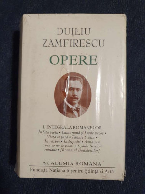Duiliu Zamfirescu &amp;ndash; Opere I. Integrala romanelor (ed. de lux, Academia Romana) foto