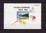 (C38)Guinea 1966 &quot;Sport J.O. Pan-Arabe 1965&quot;,bl. 14 ned., CV 13&euro;,original NG,MNH