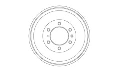 TRW DB4452 Tambur frana