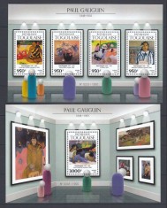 Togo 2015 - Pictura - PAUL GAUGUIN - BL + KB - MNH foto