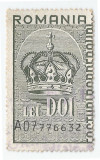 Rom&acirc;nia, lot 734 cu 1 timbru fiscal comercial, 1941, oblit., Stampilat