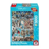 Puzzle Schmidt - Renato Casaro: Hollywood XXL, 3000 piese
