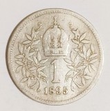 Austria 1 Coroana 1895 Argint VF+ Krone Korona Moneda Argint Austria
