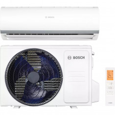 Aparat de aer conditionat Bosch Climate 2000i, 12000 BTU, A++/A+, Filtru catalizator rece, functie Wind avoid me, functie Follow-me, Wi-Fi Ready, alb