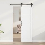 Ușa Interioară &#039;ORKDAL&#039;Albă 61x198.5x4 cm Lemn Masiv din Pin