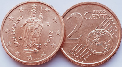 2029 San Marino 2 euro cent 2006 Statue of Liberty km 441 UNC foto