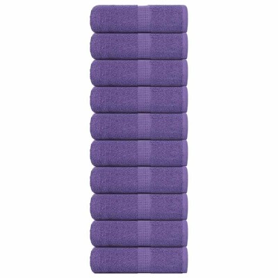 Prosoape pentru oaspeti 10 buc Violet 360 g/m&amp;sup2; 100% bumbac foto