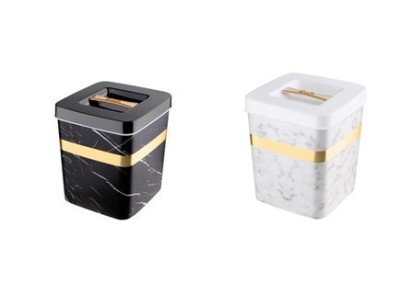 Cutie pentru depozitare marmorata, 2 Litri, ARS 413 foto