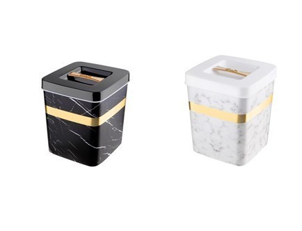 Cutie pentru depozitare marmorata, 2 Litri, ARS 413