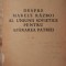 DESPRE MARELE RAZBOI AL UNIUNII SOVIETICE PENTRU APARAREA PATRIEI