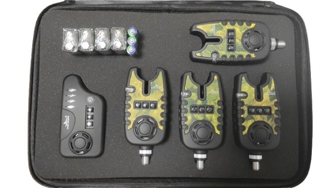 Set 4 avertizori + Statie EastShark Camouflage
