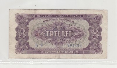 Romania 1952 3 iei 1 cifra h9 961484 foto