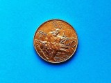 200 Lire 1994 San Marino-AUNC-RAR-in realitate arata bine!