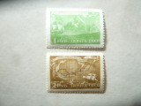 Serie mica URSS 1943 - Expeditie I Bering , val. 1 si 2 ruble, Nestampilat