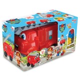 Camion de pompieri si blocuri de constructie, Dede, 30 piese