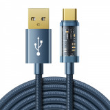Cablu USB Joyroom - USB Tip C Pentru &icirc;ncărcare/transmitere De Date 3A 2m Albastru (S-UC027A20) S-UC027A20-BLUE