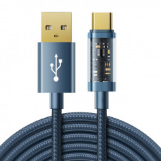 Cablu USB Joyroom - USB Tip C Pentru încărcare/transmitere De Date 3A 2m Albastru (S-UC027A20) S-UC027A20-BLUE