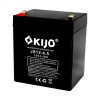 Acumulator AGM 12V 4.5Ah KIJO JS12-4.5, F1, Baterie Siguranta, Telecomunicatii, Sisteme Alarma, 90x70x101mm, 1.5Kg