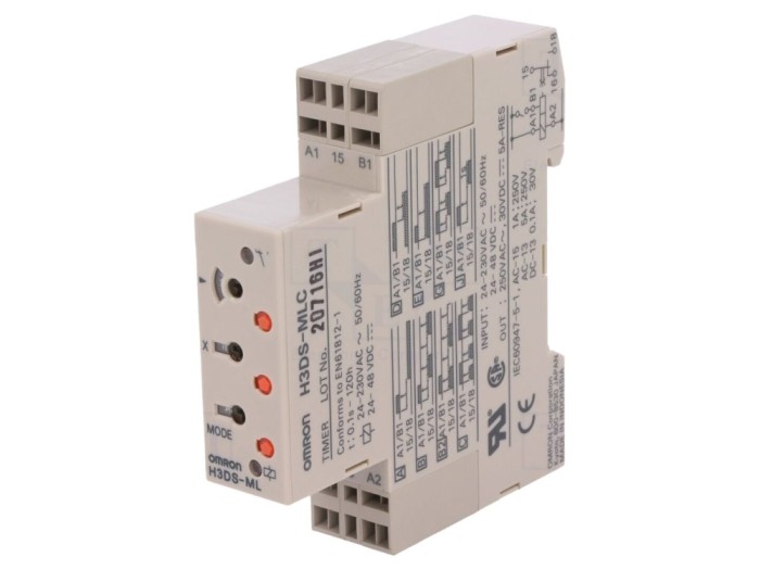 Timer programabil 0,1s-120h SPDT