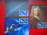 HOPCT MAXIMA ROMANIA NR 1087 -SET 3 MAXIME -DR EDMUND HALLEY /COMETA HALLEY 1986