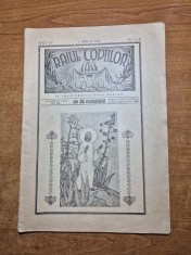 revista pentru copii religioasa - raiul copiilor - din 1 aprilie 1945 - revista romano-catolica - fecioara de la fatima