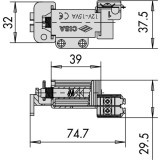 Bobina electrica CISA 12V AC &ndash; pentru yale electromagnetice CISA 1A6xx / 1A7xx