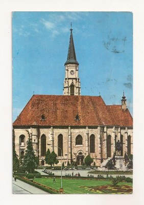RF43 -Carte Postala- Cluj, Catedrala Sf. Mihail, circulata 1970 foto