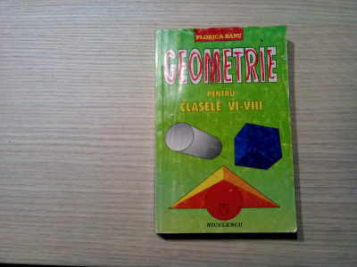 GEOMETRIE - Clasele VI-VIII - Florica Banu - Editura Niculescu, 1998, 510 p. foto