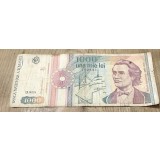 (BNK B) Romania bancnota 1000 lei sept 1991 B0025