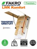 Scara modulara din lemn, model LWK Komfort Fakro