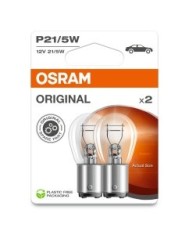 Set 2 Becuri 12V P21/5W Original Blister Osram
