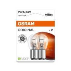 Set 2 Becuri 12V P21/5W Original Blister Osram