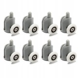 Set 8 Role Cabina Dus Aquaparts, Plastic Gri - Rola Ghidaj Usa Cabina, Diametru xx mm (Verifica Dimensiuni)