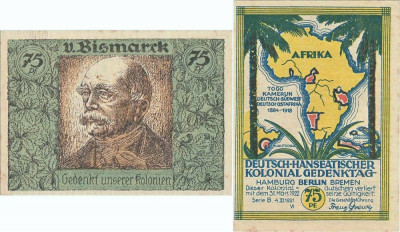 1921 ( 4 XI ) , 75 pfennig ( Grabowski/Mehl 0088.3-6/6 ) - Germania UNC foto