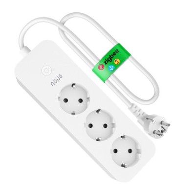 Prelungitor Smart Nous A11Z, ZigBee 3.0, monitorizare consum, compatibil Alexa Google Assistant foto