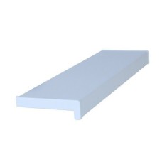 Glaf PVC interior pentru ferestre Alb 125 x 15 cm