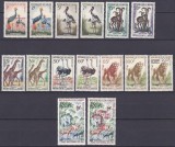 DB1 Fauna Africana Niger 1959 - 1960 - 1969 15 v. MNH