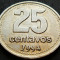 Moneda 25 CENTAVOS - ARGENTINA, anul 1994 * cod 1669