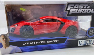 Macheta metal Fast and Furious Lykan Hypersport scara 1:24 foto