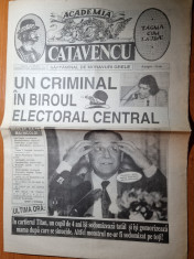ziarul catavencu anul 2,nr. 37 din 14-20 septembrie 1992 foto