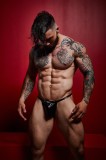 Chiloti Snur Fetish BL4CK by C4M Boost String, Negru, S, M, Cut4men