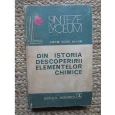 DIN ISTORIA DESCOPERIRII ELEMENTELOR CHIMICE-AXENTE SEVER BANCIU