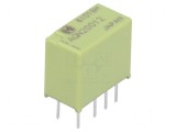 Releu electromagnetic DPDT 12VDC, contacte max 1A